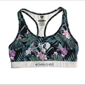 Women's Best Floral Printed Sports Bra